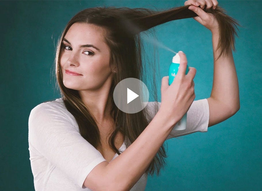 Shampoo Seco para Cabelos Escuros